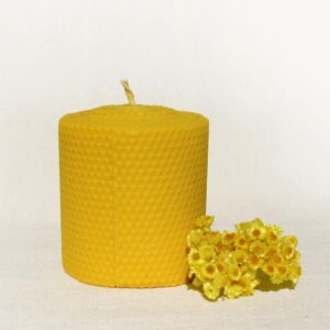 Doğal Balmumu Mum – Orta Mum (10cm x 10cm)