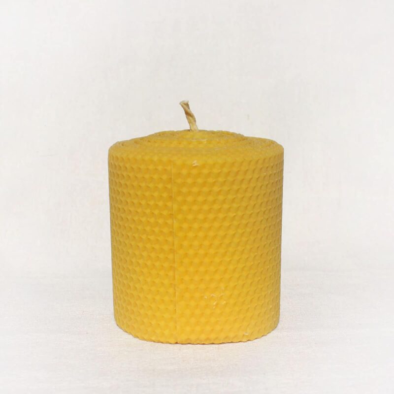 Doğal Balmumu Mum – Orta Mum (10cm x 10cm)
